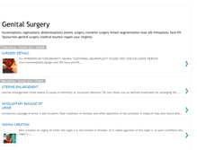 Tablet Screenshot of genitalsurgery.blogspot.com
