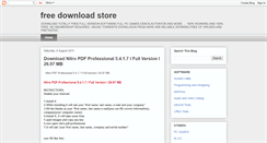 Desktop Screenshot of freedownloadstore.blogspot.com