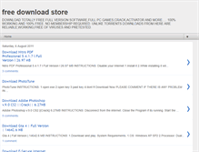 Tablet Screenshot of freedownloadstore.blogspot.com