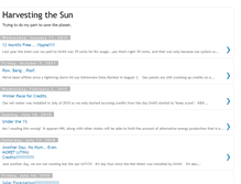 Tablet Screenshot of harvestingthesun.blogspot.com