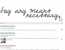 Tablet Screenshot of buyanymeansnecessary.blogspot.com