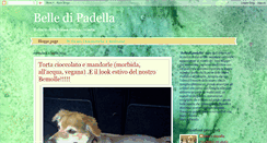 Desktop Screenshot of belledipadella.blogspot.com