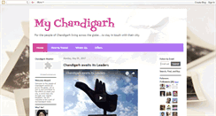 Desktop Screenshot of mychandigarh.blogspot.com