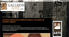 Desktop Screenshot of elcallejonarte.blogspot.com
