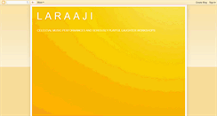 Desktop Screenshot of laraaji.blogspot.com