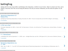 Tablet Screenshot of boilingfrogsblog.blogspot.com