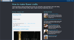 Desktop Screenshot of howtomakeflowercrafts.blogspot.com