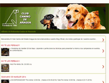 Tablet Screenshot of clubcaninodearagua.blogspot.com