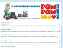 Tablet Screenshot of pompomandfriends.blogspot.com