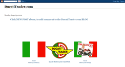 Desktop Screenshot of ducatitrader.blogspot.com
