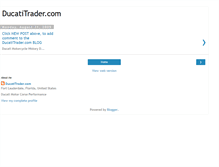 Tablet Screenshot of ducatitrader.blogspot.com