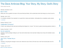 Tablet Screenshot of daveambrose.blogspot.com