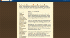 Desktop Screenshot of criticacinealvaroinostroza.blogspot.com