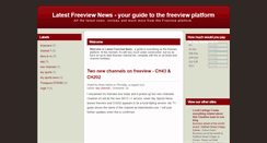 Desktop Screenshot of latest-freeview-news.blogspot.com