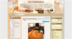 Desktop Screenshot of oscozinheiros.blogspot.com