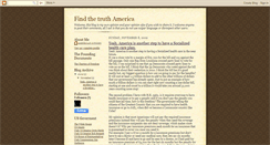 Desktop Screenshot of findthetruthamerica.blogspot.com