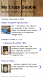 Mobile Screenshot of mycrazybubble.blogspot.com
