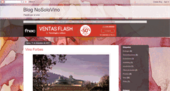 Desktop Screenshot of nosolovino.blogspot.com