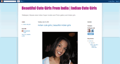 Desktop Screenshot of indian-cute-girl.blogspot.com