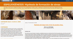 Desktop Screenshot of espeleogenesishipotesissimas.blogspot.com