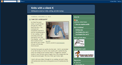 Desktop Screenshot of knitswithasilentk.blogspot.com