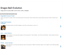 Tablet Screenshot of dragonball-evolution2009.blogspot.com