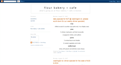 Desktop Screenshot of flourbakery.blogspot.com