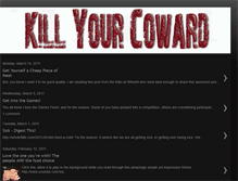 Tablet Screenshot of killyourcoward.blogspot.com