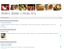 Tablet Screenshot of kuchniaarabska.blogspot.com