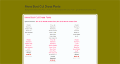 Desktop Screenshot of mensbootcutdresspantsq.blogspot.com