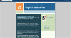 Desktop Screenshot of long-shot-productions.blogspot.com