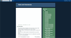 Desktop Screenshot of loans-andinsurance.blogspot.com