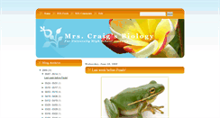 Desktop Screenshot of mrscraigsbiology.blogspot.com