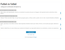 Tablet Screenshot of futbolesfutbol.blogspot.com