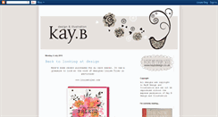 Desktop Screenshot of kaybdesign.blogspot.com