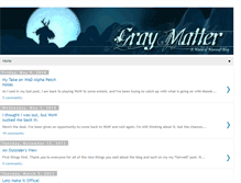 Tablet Screenshot of graymatterwow.blogspot.com