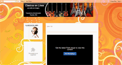 Desktop Screenshot of clasicos-en-linea.blogspot.com