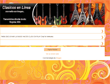 Tablet Screenshot of clasicos-en-linea.blogspot.com