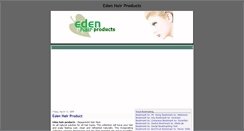 Desktop Screenshot of eden-hair-products.blogspot.com