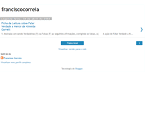 Tablet Screenshot of franciscorreia.blogspot.com