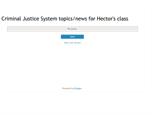 Tablet Screenshot of justiceadministration.blogspot.com