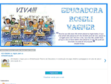 Tablet Screenshot of educadora-roseliwagner.blogspot.com