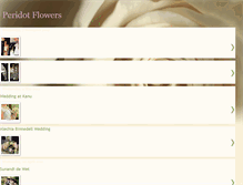 Tablet Screenshot of peridotflowers.blogspot.com