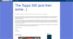 Desktop Screenshot of bdj610topps300.blogspot.com