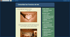 Desktop Screenshot of comunidad-sanfranciscodeasis.blogspot.com