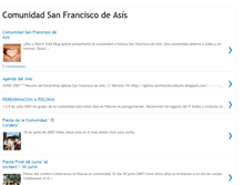 Tablet Screenshot of comunidad-sanfranciscodeasis.blogspot.com
