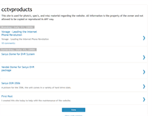 Tablet Screenshot of cctvproducts.blogspot.com