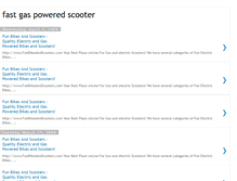 Tablet Screenshot of fast-gas-powered-scooter.blogspot.com