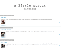 Tablet Screenshot of alittlesprout.blogspot.com