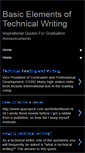 Mobile Screenshot of basic-technical-writing.blogspot.com